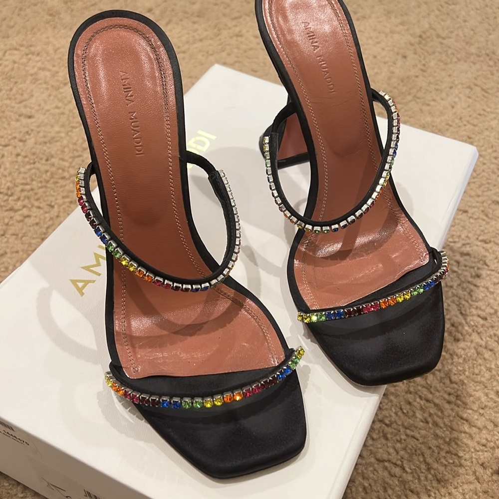 Amina Muaddi Gilda Slipper - Picture 3 of 6
